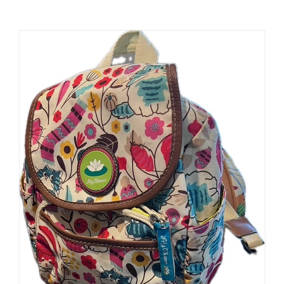 LILY BLOOM Marley Floral Print Backpack in the Love Cats or Playful Garden Cats - Picture 13 of 13